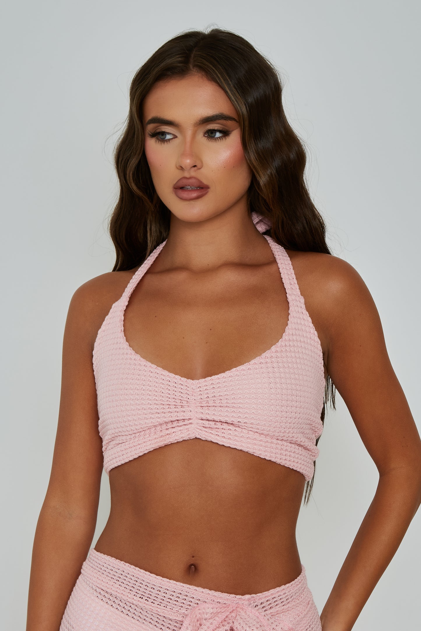 Ella Pink Halter Top / PRE ORDER