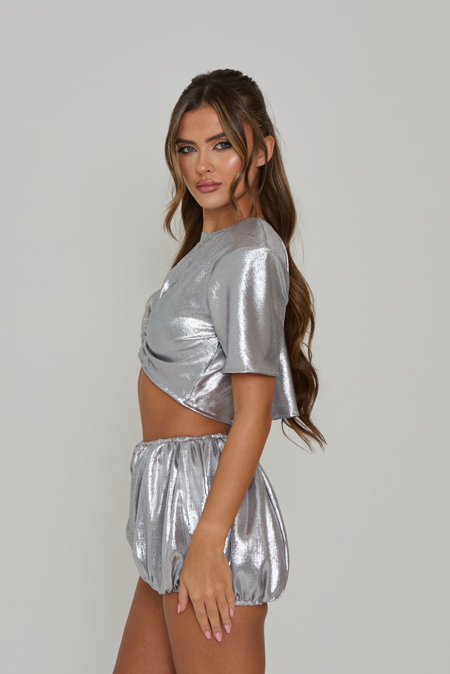 Raya Silver Metallic Set / IN STOCK