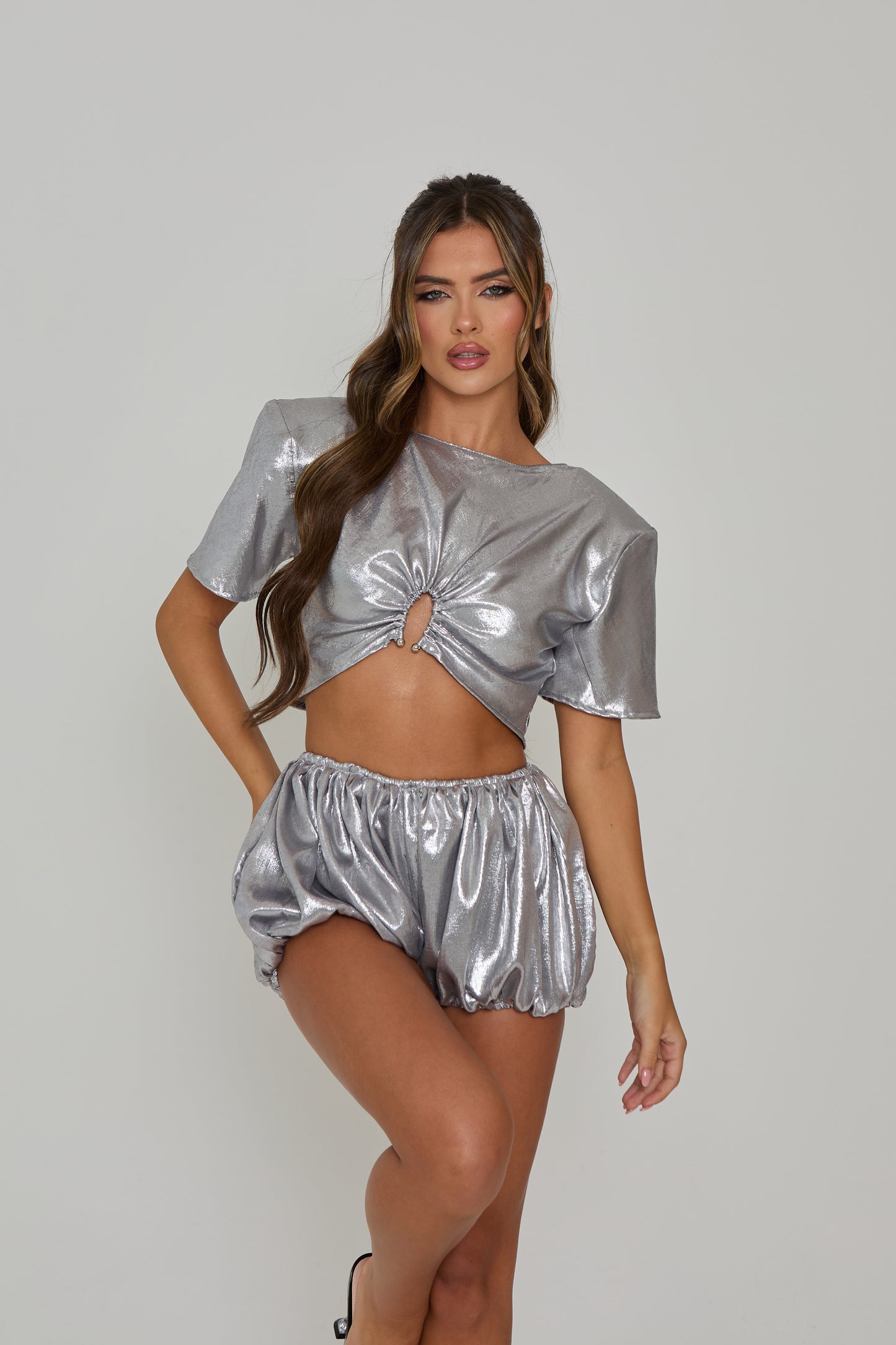 Raya Silver Metallic Set / IN STOCK